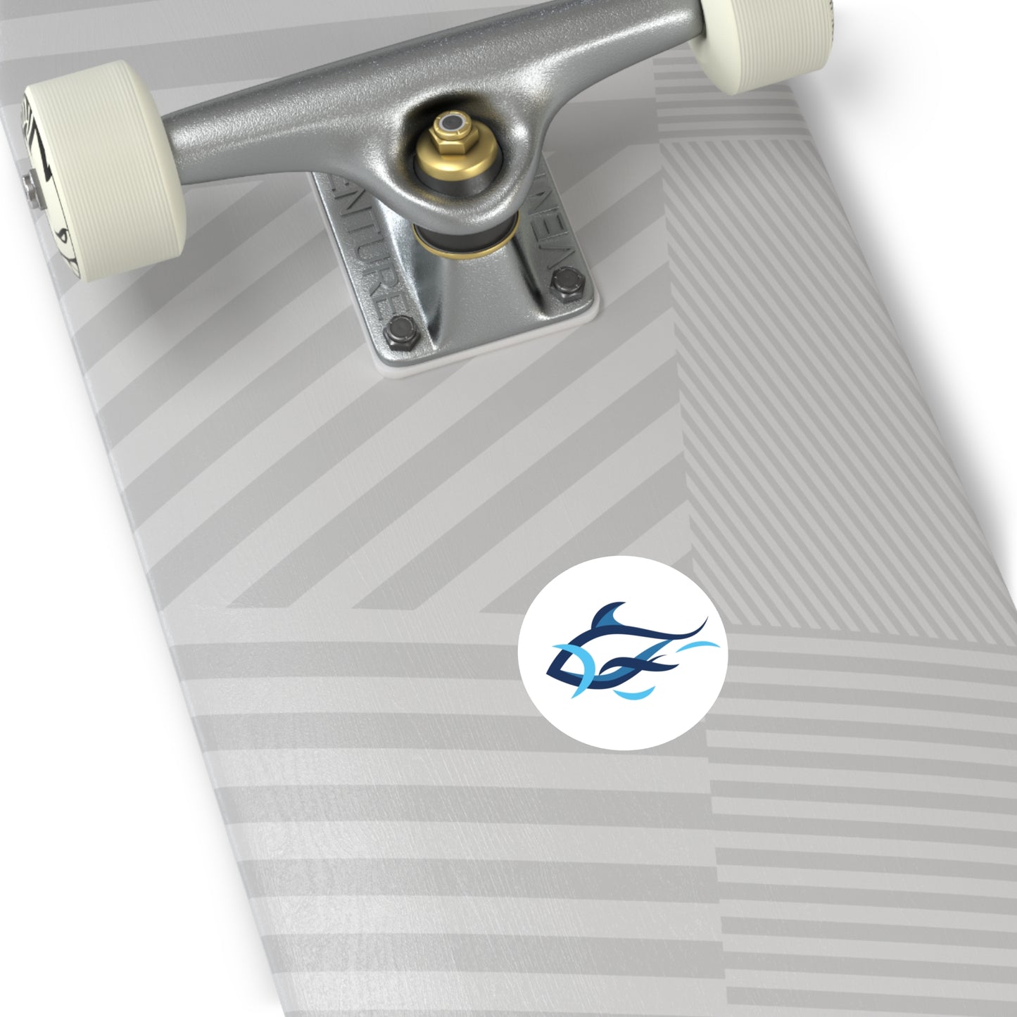 FinQuest Round Sticker