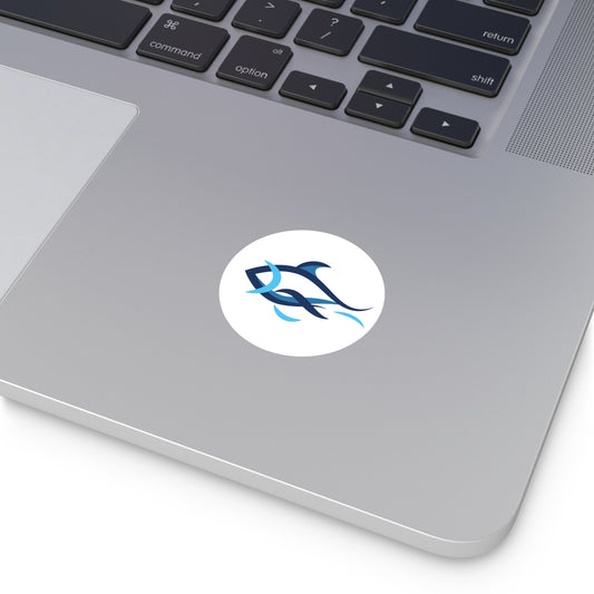 FinQuest Round Sticker